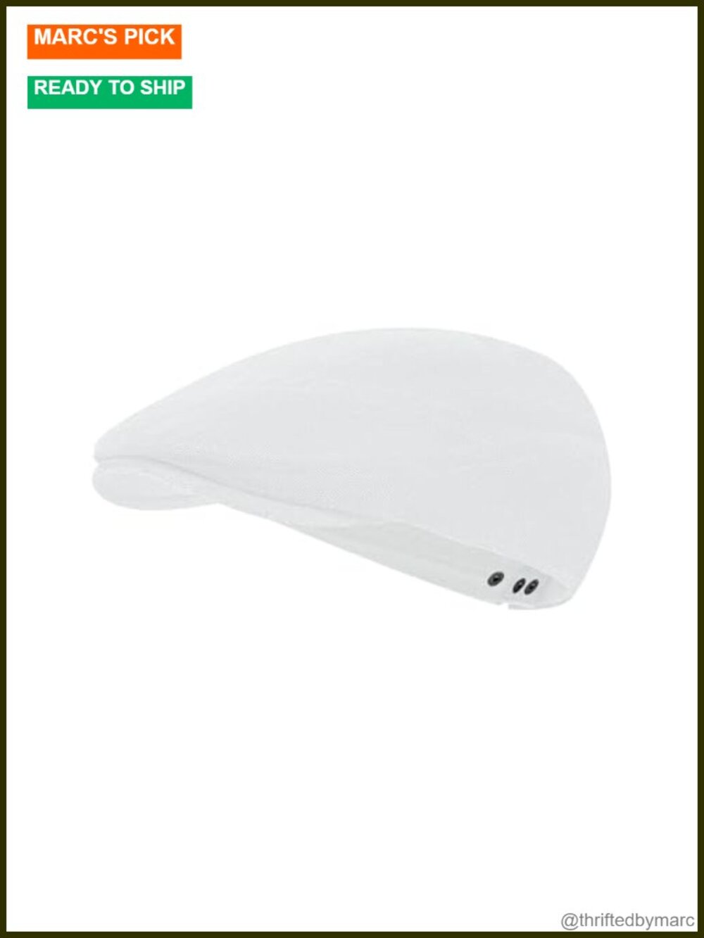 Men's Linen Newsboy Cap Adjustable Vintage Flat Ivy Hat Driving Cap
